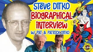 Steve Ditko Biographical Interview with Pat & Patrick Ditko by Alex Grand