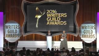 Matt LeBlanc and Courteney Cox present Marta Kauffman & David Crane the Paddy Chayefsky Laurel Award