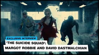 Margot Robbie and David Dastmalchian on 'The Suicide Squad'