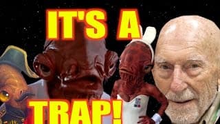 Admiral Ackbar actor says "IT'S A TRAP!" in 8 styles! (Erik Bauersfeld)