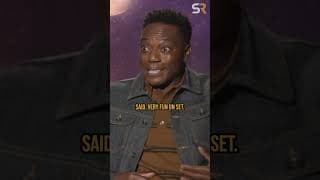 #JamesGunn surprises #GuardiansOfTheGalaxy's Chukwudi Iwuji as he compares the #MCU to #Peacemaker