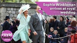 Princess Eugenie's Wedding: Sophie Winkleman arrives