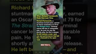 When Richard Farnsworth Rode One Last Time