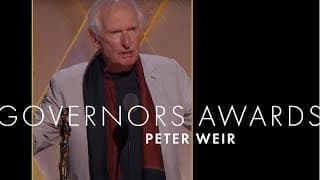 Peter Weir Receives an Honorary Oscar Award | 13th Governors Awards