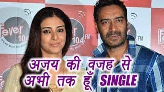 Tabu BLAMES Ajay Devgan for NOT getting MARRIED | FilmiBeat