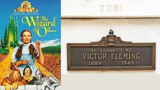 FAMOUS GRAVE TOUR: Visiting Wizard Of Oz Director Victor Fleming In Hollywood, CA
