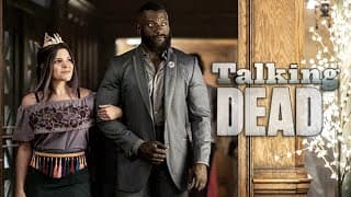 Talking Dead - Michael James Shaw (Mercer) and Paola Lázaro (Princess)