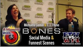 A Moment With Bones: T. J. Thyne and Michaela Conlin - Funnest Scenes