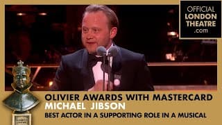 Olivier Awards 2018 - Michael Jibson wins BEST ACTOR IN A SUPPORTING ROLE IN A MUSICAL