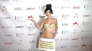 Bai Ling // "International Fashion Film Awards" 2015 Red Carpet Arrivals