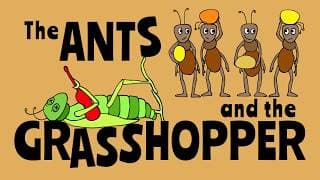Aesop Fables for Children - the Ants and the Grasshopper