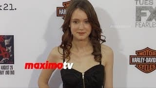 Hayley McFarland | Sons of Anarchy Season 7 Premiere | Red Carpet