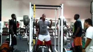 Az cardinals WR Stephen Williams 500 lbs squat