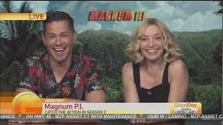 Magnum P.I. Stars “Jay Hernandez and Perdita Weeks”