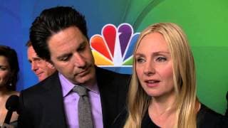 ALLEGIANCE: Scott Cohen & Hope Davis NBC Upfronts TV Interview | ScreenSlam