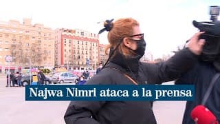 Najwa Nimri se pone agresiva con la prensa: "Quita la puta cámara que te meto"