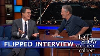 Jon Stewart's Flipped Interview With Stephen Colbert