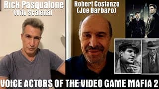 Rick Pasqualone (Vito) & Robert Costanzo (Joe Barbaro) from Mafia 2 Birthday Greetings