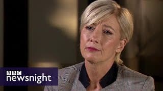 Emma Thompson: Harvey Weinstein 'top of harassment ladder' - BBC Newsnight