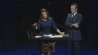 2018 Writers Guild Awards - Tina Fey & Robert Carlock with presented the Herb Sargent Award