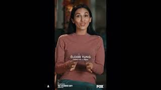 Elodie Yung promoting season 2 premier of the cleaning lady