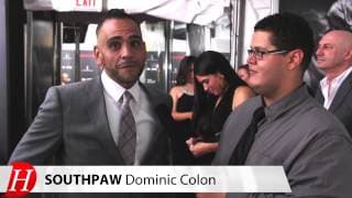 Dominic Colón at SOUTHPAW Red Carpet Premiere