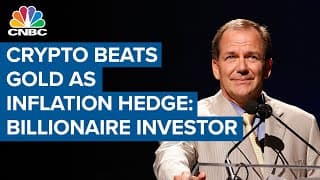 Crypto is beating gold right now as a better hedge against inflation: Paul Tudor Jones