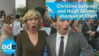 Christine Baranski and Hugh Skinner shocked at Cher!