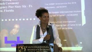 Lucia Rijker Induction Into Intern'l Women's Boxing Hall of Fame 7/10/14