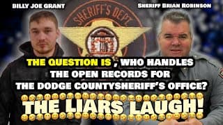 Cop falls in love with inmate and wants to be a real man for her! Billy Joe Grant Dodge County S.O.