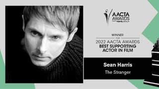 Sean Harris (The Stranger) wins Best Supporting Actor in Film | 2022 AACTA Awards