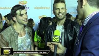 Adam Hagenbuch and John Brotherton of Fuller House // 2017 Kids' Choice Awards
