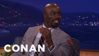Mike Colter's Voice Dropped When He Was 10 | CONAN on TBS