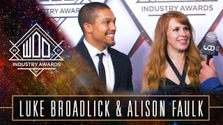 Luke Broadlick & Alison Faulk | #WODAWARDS17 | Red Carpet