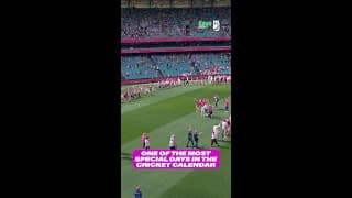 Touching scenes at the SCG on Jane McGrath Day 🩷
