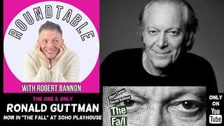 Ronald Guttman Is Here! Star Trek to Hunt For Red October & Now "The Fall"   "Roundtable Talks #18