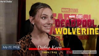 DEADPOOL & WOLVERINE premiere Dafne Keen, Kevin Feige, cast & crew interviews - July 22, 2024 4K