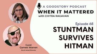 68. He survived a near-fatal shooting by ex-wife-hired-hitman / Garrett Warren, Stunt Actor/Director