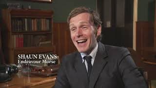 MASTERPEICE Endeavour Season 5 Roger Allam and Anton Lesser On Set Antics