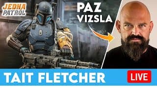 LIVE with Paz Vizsla actor Tait Fletcher | Mandalorian