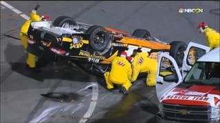 Matt Levin Flip - NASCAR K&N Pro Series West - Bakersfield