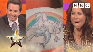 Mark Wahlberg & Minnie Driver on terrible tattoo fails 😂 | The Graham Norton Show - BBC