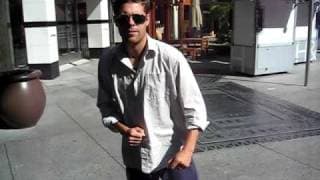 SABOR TROPICAL celebrity star MATTHEW LEITCH dancing in Hollywood  TAKE 1
