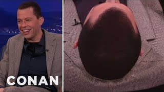 Jon Cryer Comes Clean On His Roll-On Hair | CONAN on TBS
