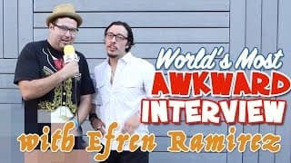 World's Most Awkward interview with Efren Ramirez (Pedro from Napoleon Dynamite)