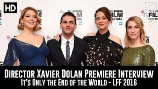 Director Xavier Dolan Interview - It's Only the End of the World LFF Premiere