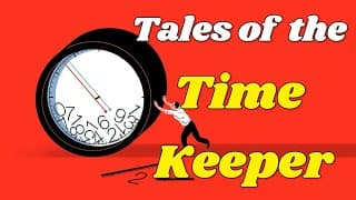SCOTT AUKERMAN hosts MAXWELL KEEPER (NEIL CAMPBELL) in TALES OF THE TIME KEEPER