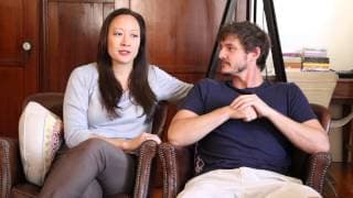 Pedro Pascal and Grace Rowe talk about their film, "Virtually"