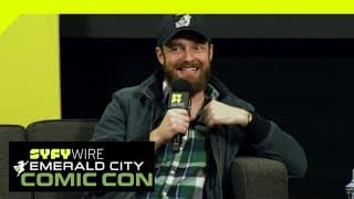 The Walking Dead's Ross Marquand Does Celebrity Impressions | ECCC 2019 | SYFY WIRE