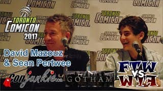 Gotham's David Mazouz & Sean Pertwee - Toronto ComiCon 2017 - Full Panel